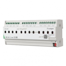 INTELLIGENT ARLIGHT Релейный модуль KNX-712-SW16-DIN (BUS, 12x16A) | 025662 | Arlight