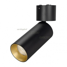 Светильник SP-POLO-SURFACE-FLAP-R65-8W Warm3000 (BK-GD, 40 deg) | 027532 | Arlight