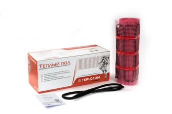 Маты нагревательные двухжильные TEPLOCOM ProМНД-10,0-1600 Вт L=20м, 10м?, R=30,2Ом | 2523 | Бастион