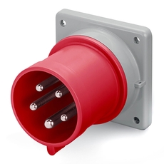 Вилка скрытой установки IP44 32A 3P+E+N 400В