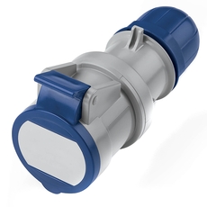 Розетка кабельная 16A 2P+E IP44 переносная 230V