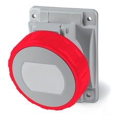 Розетка скрытой установки с наклоном IP67 16A 3P+E+N 400V