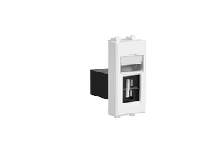Avanti USB 2.0 розетка ''Белое облако'' модульная, тип А-А, 1 модульная