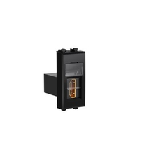 Avanti HDMI розетка ''Черный квадрат'' модульная, тип А-А, 1 модульная