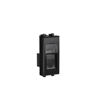 Avanti Телефонная розетка ''Черный квадрат'' RJ-12, 1 модульная