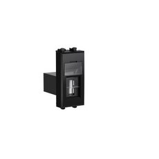 Avanti USB 2.0 розетка ''Черный квадрат'' модульная, тип А-А, 1 модульная