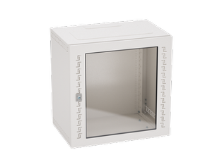 Шкаф телекоммуникационный навесной 16 U (800х600х400) дверь стекло