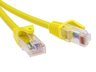 Патч-корд неэкранированный CAT6 U/UTP 4х2 LSZH желтый 2м