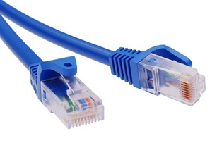 Патч-корд неэкранированный CAT6 U/UTP 4х2 LSZH синий 5м