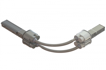 Гибкий поворот шинопровода, Cu, 2P+2P/4P+4P/4P+2P, 40A