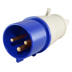 Вилка переносная 013 2Р+РЕ 16А 220В IP44 ВП-102 | 26001DEK | DEKraft