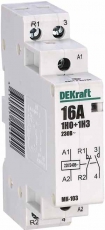 Модульный контактор 1НО+1НЗ 25А 230В МК-103  | 18065DEK | DEKraft