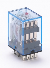 Промежуточное реле 4 конт. с инд. LED 5А 24В AC ПР-1 | 23226DEK | DEKraft