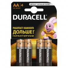 Элемент питания Duracell LR6-4BL BASIC | Б0026815 | Duracell