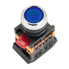Кнопка ABLFS-22 с подсветкой синий NO+NC 230В PROxima (ablfs-22-b)