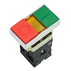 Кнопка LAY5-BW8465 I-O прямоугольная 230В NO+NC PROxima (pbn-bw8465)