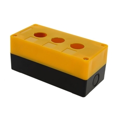 Корпус КП103 пластиковый 3 кнопки желтый (cpb-103-o)