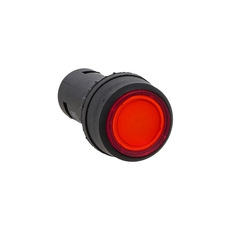 Кнопка красная SW2C-10D с подсветкой неон 1но IP54 (sw2c-md-r)