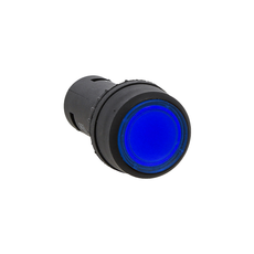 Кнопка SW2C-10D с подсветкой синяя NO 24В PROxima (sw2c-md-b-24)