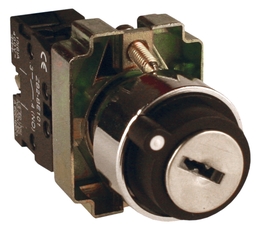 Переключатель BG61 2P с замком возвратный NO