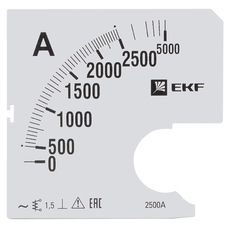 Шкала сменная для A961 2500/5А-1.5 PROxima