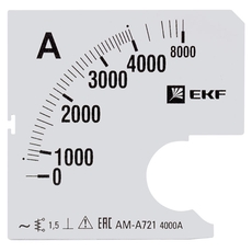 Шкала сменная для A721 4000/5А-1,5 EKF PROxima (s-a721-4000)