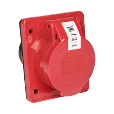 Розетка кабельная 16А 3Р+N+Е IP44 скрытая 380В 415 (ps-415-16-380)