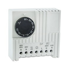 Термостат NO/NC (охлаждение /обогрев) на дин-рейку 5-10A 230В IP20 PROxima (thermo-no-nc-din)