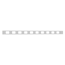 Органайзер кабельный вертикальный для стойки внешний с окнами 42U серия EKF PROxima