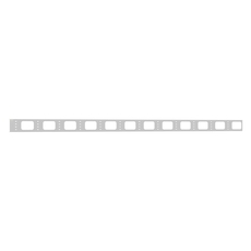 Органайзер кабельный вертикальный для стойки внешний с окнами 47U серия EKF PROxima (ITACOV47)
