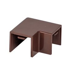 Поворот 90 градусов (16х16) (4 шт) Plast под темное дерево (abd-16-16x4)