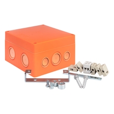 Коробка распаячная огнестойкая (126х126х74) 5 кк/1,5-6мм?/12 мв IP66 EKF PROxima (plc-kmrf-126-506)