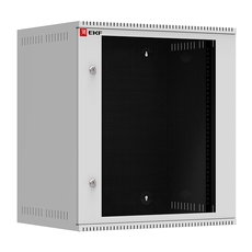 Шкаф телекоммуникационный настенный 12U (600х450) стекло, Astra A серия EKF Basic (ITB12G450)