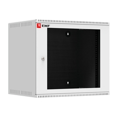 Шкаф телекоммуникационный настенный 9U (600х450) стекло, Astra A серия EKF Basic (ITB9G450)