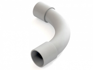 CUG25 Угол 90 гр.(единый) для труб D25мм | 41125 | Ecoplast