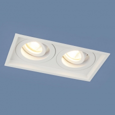 Светильник встраиваемый карданный 1071/2 MR16 WH белый | a036504 | Elektrostandard