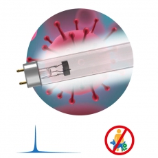 Лампа люминесцентная бактерицидная UV-С ДБ 15 Т8 G13 T8/15W дл волны 253,7 нм | Б0048972 | ЭРА