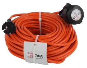 Удлинитель силовой ЭРА UPx-1-2x1-30m-IP44 в бухте б/з 30м 1 гн ПВС 2х1 | Б0046807 | ЭРА