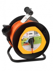 Удлинитель силовой ЭРА RPx-1e-3x1.5-40m на п. катушке c/з 40м 1 гн ПВС 3х1.5 | Б0046839 | ЭРА