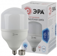 Лампа светодиодная промышленная LED POWER T160-65W-4000-E27/E40 (диод, колок, 65Вт, нейтр, E27/E40) (12/144) | Б0049586 | ЭРА