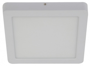 Светильник светодиодный квадратный накладной LED 9-18-4K 18W 220V 4000K, белый (10/350) | Б0031159 | ЭРА