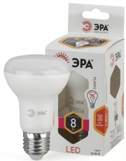Лампа светодиодная LED R63 8Вт 2700К Е27 СТАНДАРТ рефлектор | Б0020557 | ЭРА