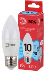 Лампа светодиодная RED LINE LED B35-10W-840-E27 R Е27 / E27 10 Вт свеча нейтральный белый свет | Б0050696 | ЭРА