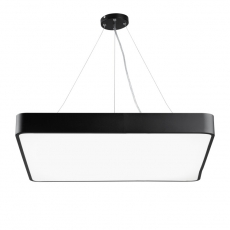 Светильник светодиодный Geometria Quadro SPO-163-B-40K-050 50Вт 4000К 3700Лм IP40 600*600*80 черный подвесной | Б0050587 | ЭРА
