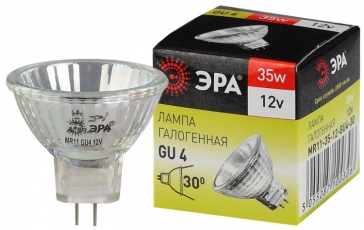 Лампа галогенная 35Вт 12В GU4 MR11 | C0027362 | ЭРА