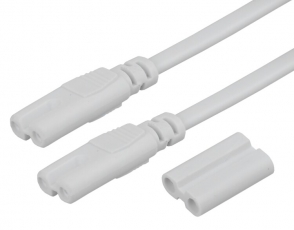 Набор коннекторов для светильников LLED-А-CONNECTOR KIT-W разъем C7 длина 10см (200/14000) | Б0028203 | ЭРА