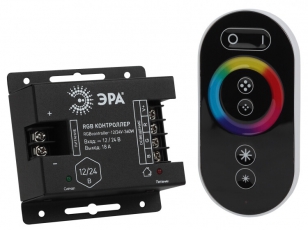 Контроллер для свет. ленты RGB controller-12/24V-216W/432W | Б0043445 | ЭРА