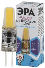 Лампа светодиодная LED-JC-1,5W-12V-COB-840-G4 | Б0033198 | ЭРА