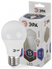 Лампа светодиодная LED 15Вт Е27 6000К smd A60-15W-860-E27 | Б0031396 | ЭРА