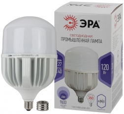Лампа светодиодная промышленная LED POWER T160-120W-6500-E27/E40 (диод, колокол, 120Вт, холодн, E27/E40) (6/144) | Б0049104 | ЭРА